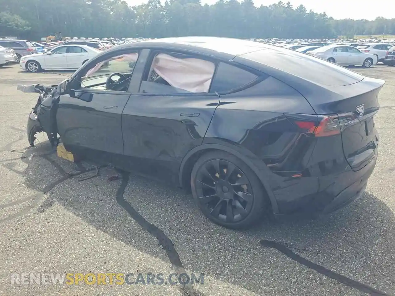 2 fotografías del automóvil dañado 7SAYGAEE9PF847526 TESLA MODEL Y 2023