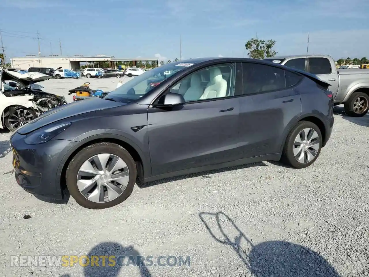1 Photograph of a damaged car 7SAYGAEE9PF902637 TESLA MODEL Y 2023