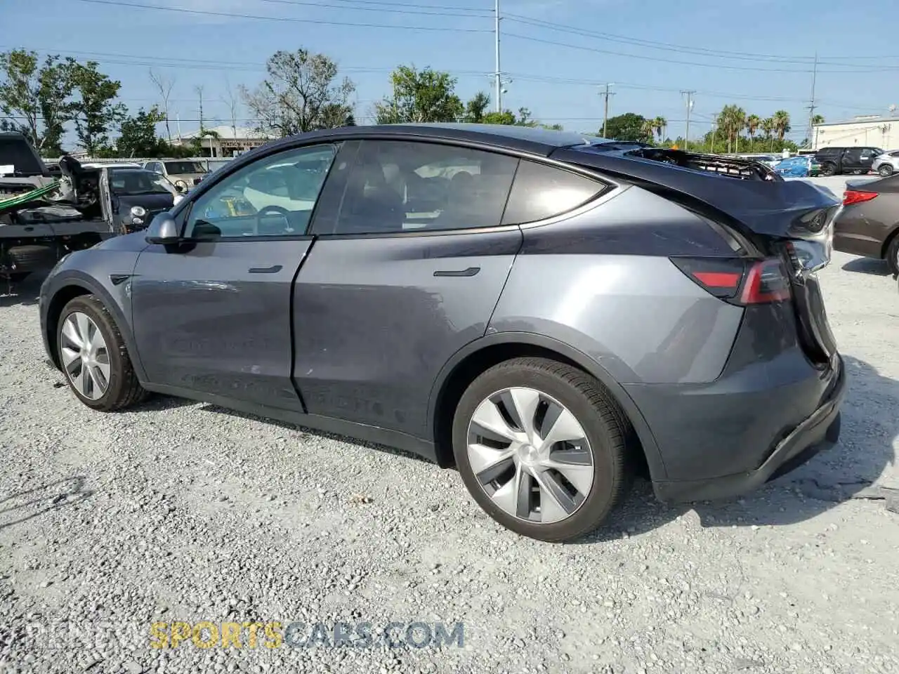 2 Photograph of a damaged car 7SAYGAEE9PF902637 TESLA MODEL Y 2023