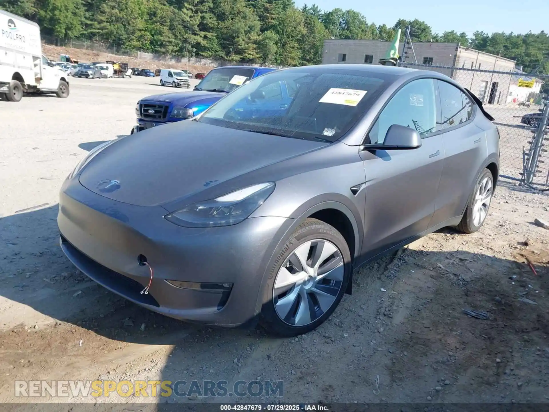 2 Photograph of a damaged car 7SAYGAEE9PF945648 TESLA MODEL Y 2023