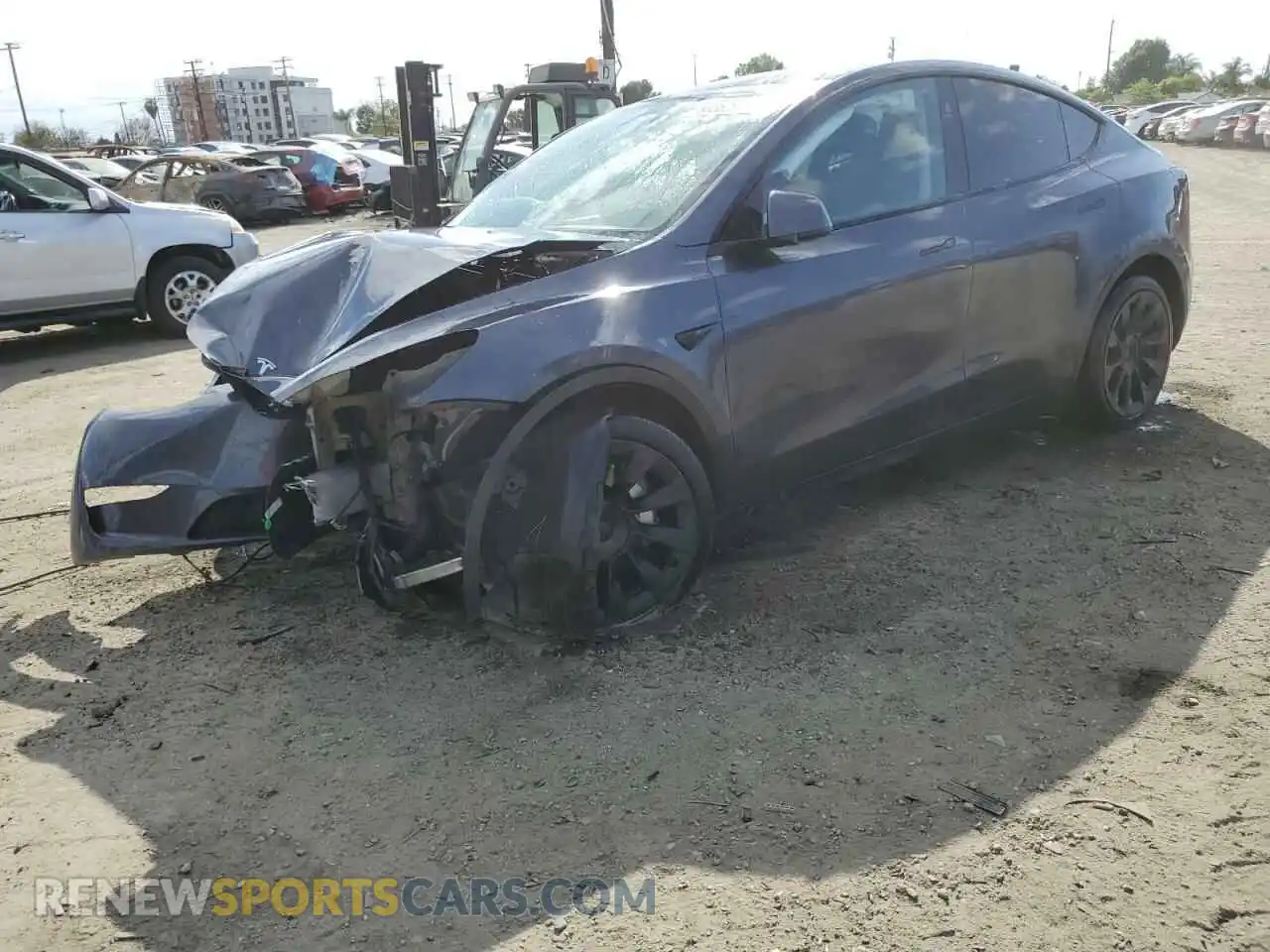 1 Photograph of a damaged car 7SAYGAEE9PF958982 TESLA MODEL Y 2023