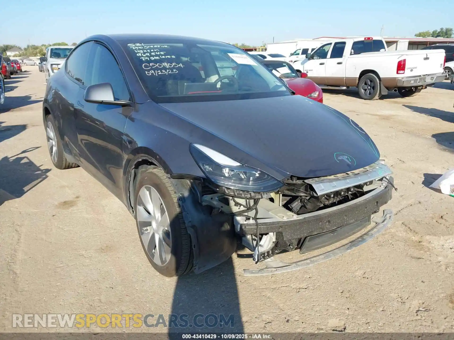 1 Photograph of a damaged car 7SAYGAEE9PF969545 TESLA MODEL Y 2023