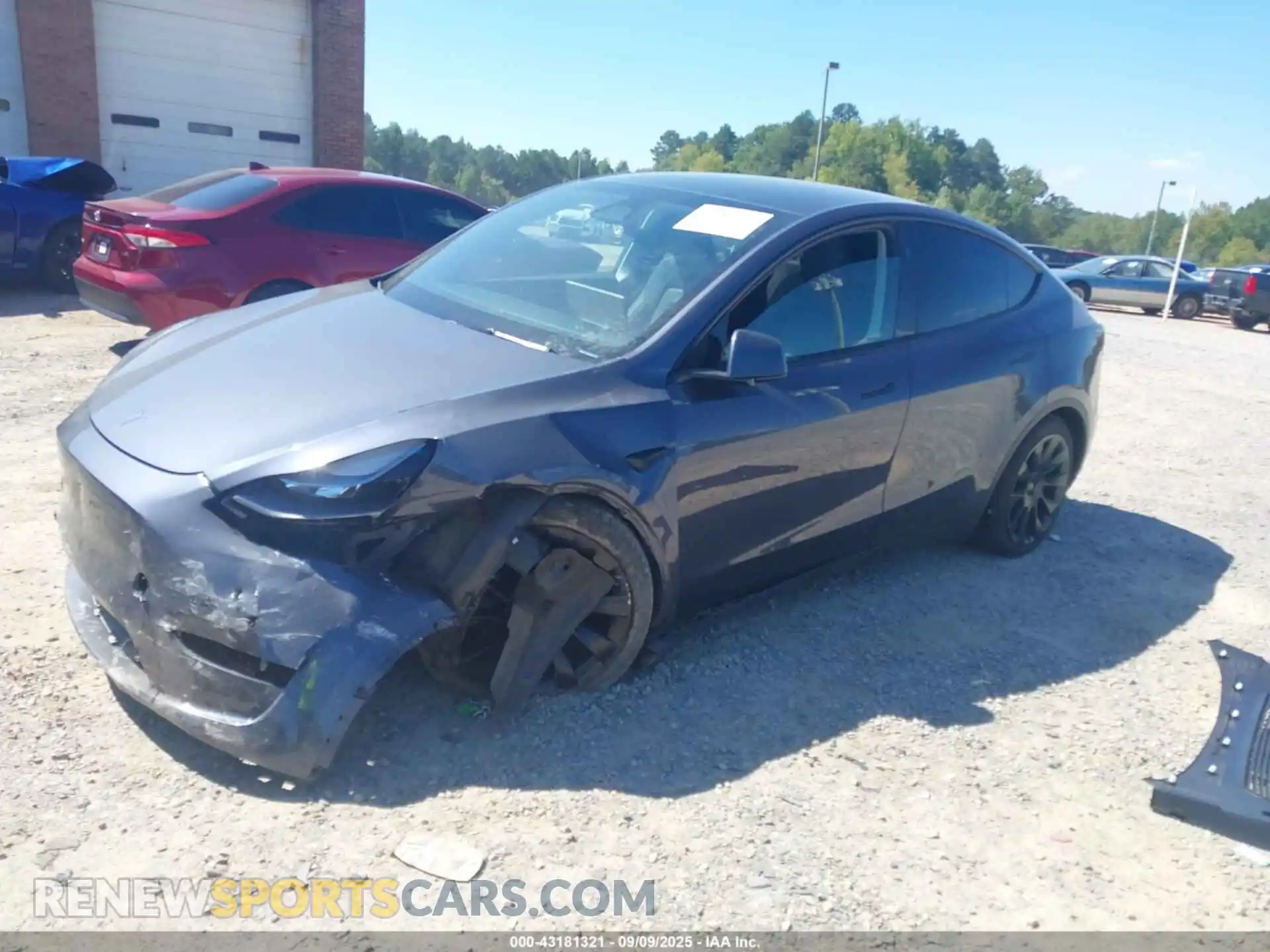 2 Photograph of a damaged car 7SAYGAEE9PF971859 TESLA MODEL Y 2023