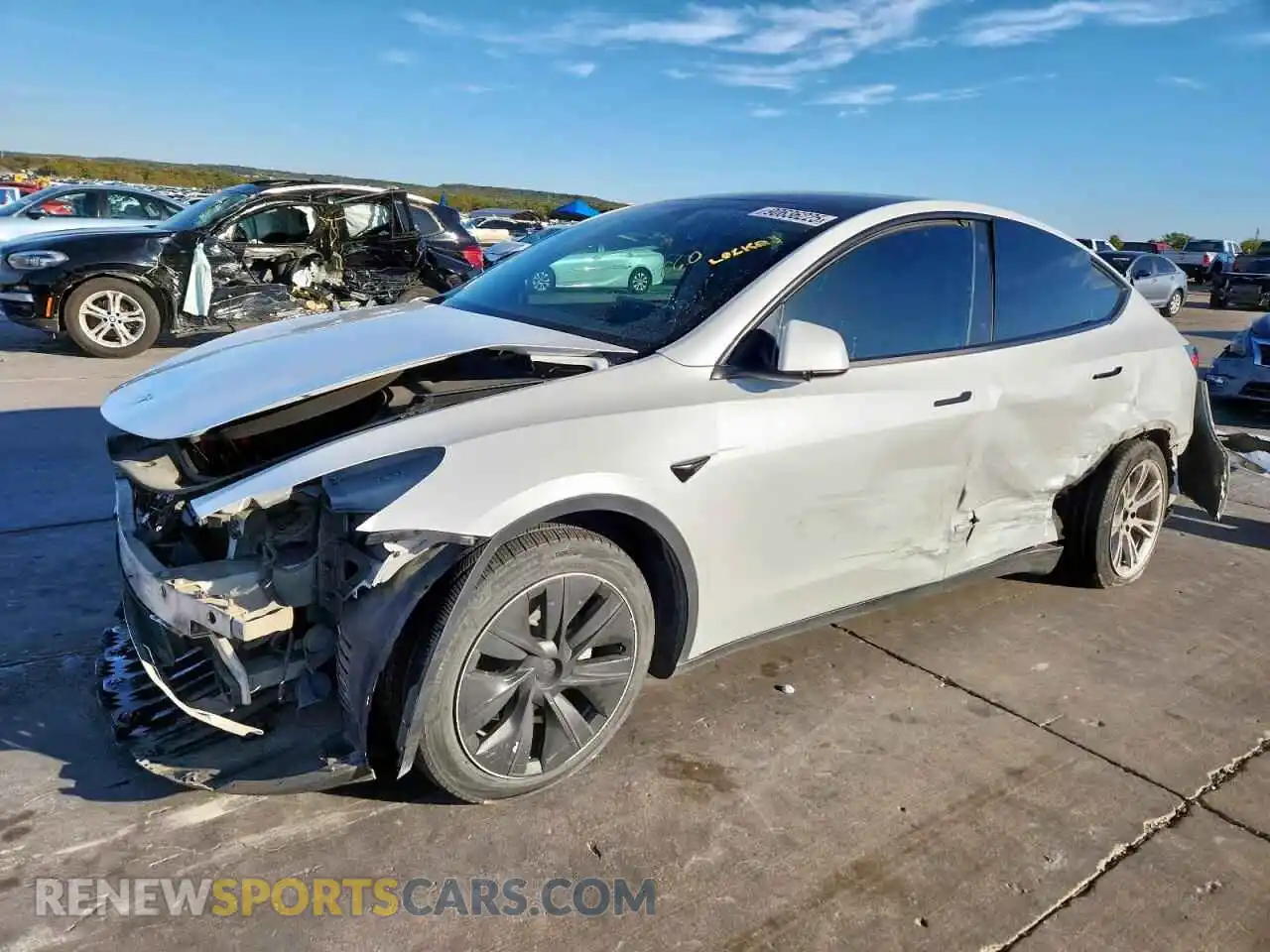 1 Photograph of a damaged car 7SAYGAEEXPF601116 TESLA MODEL Y 2023