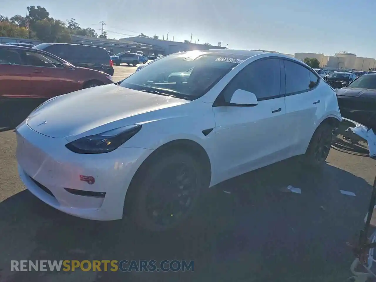 1 Photograph of a damaged car 7SAYGAEEXPF622838 TESLA MODEL Y 2023