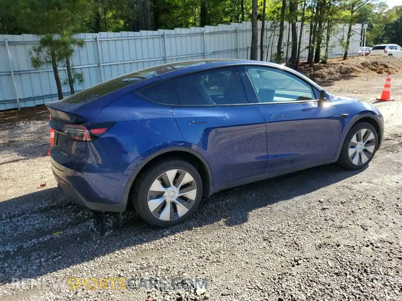 3 Photograph of a damaged car 7SAYGAEEXPF646783 TESLA MODEL Y 2023