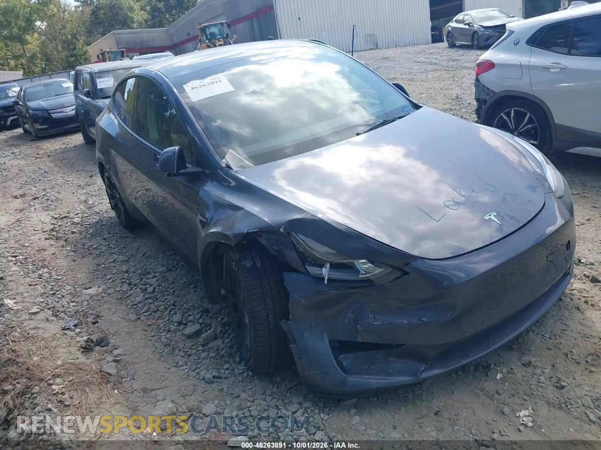 1 Photograph of a damaged car 7SAYGAEEXPF665754 TESLA MODEL Y 2023
