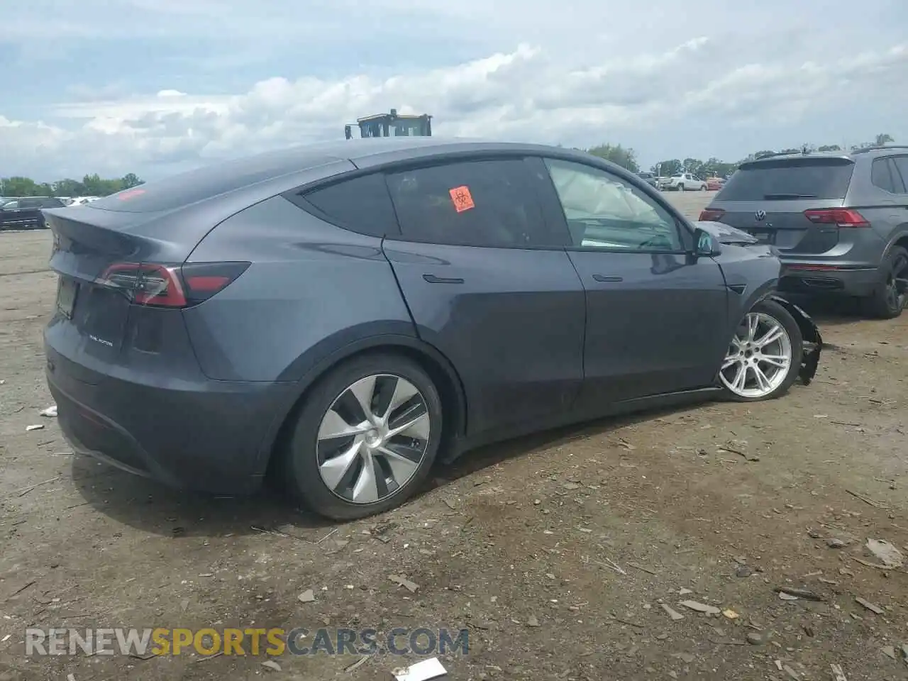 3 Photograph of a damaged car 7SAYGAEEXPF690475 TESLA MODEL Y 2023