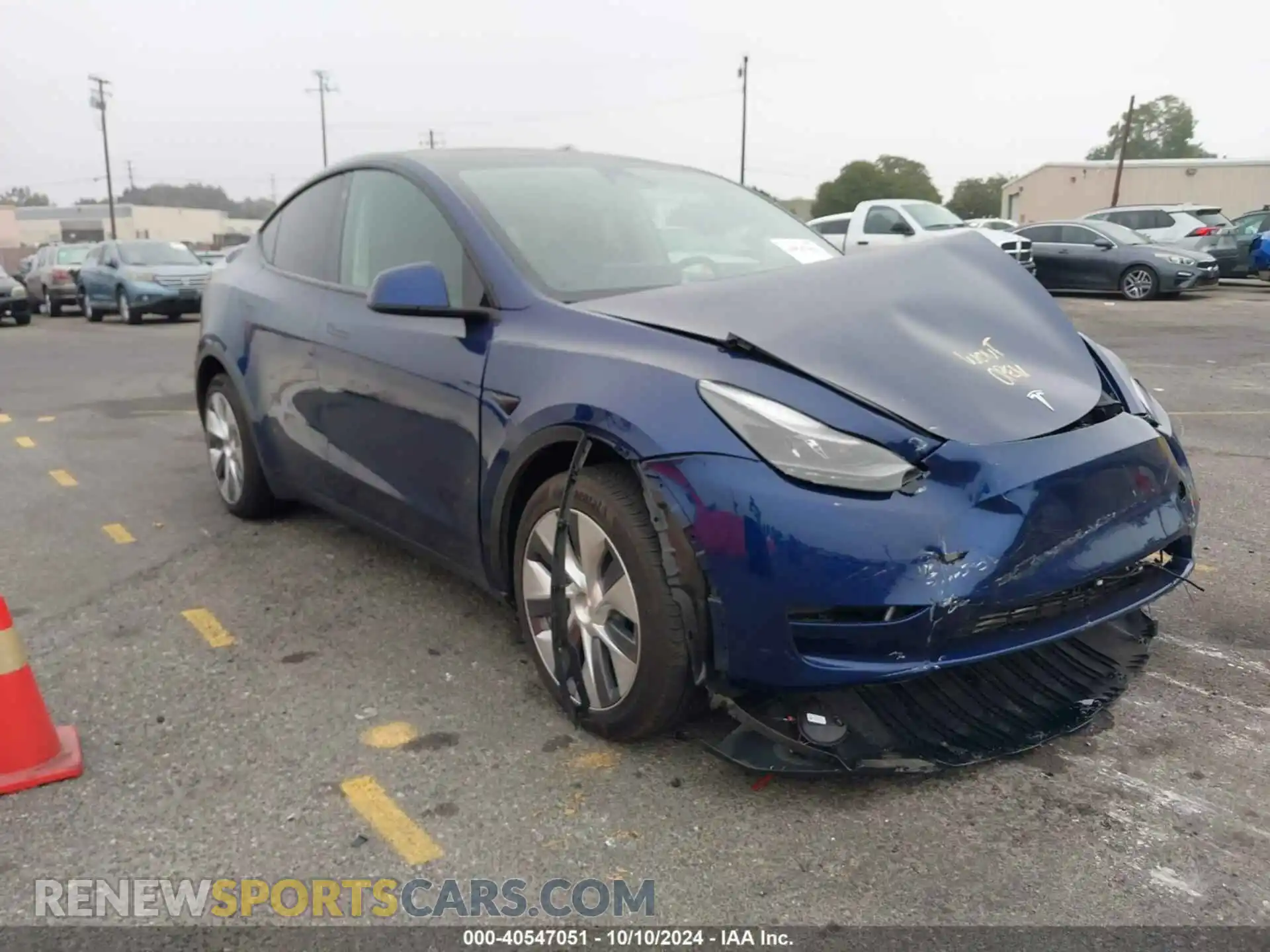 1 Photograph of a damaged car 7SAYGAEEXPF752800 TESLA MODEL Y 2023
