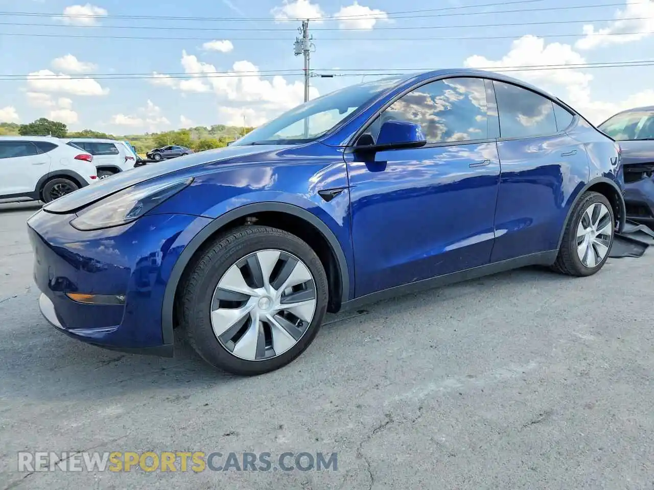 1 Фотография поврежденного автомобиля 7SAYGAEEXPF775171 TESLA MODEL Y 2023
