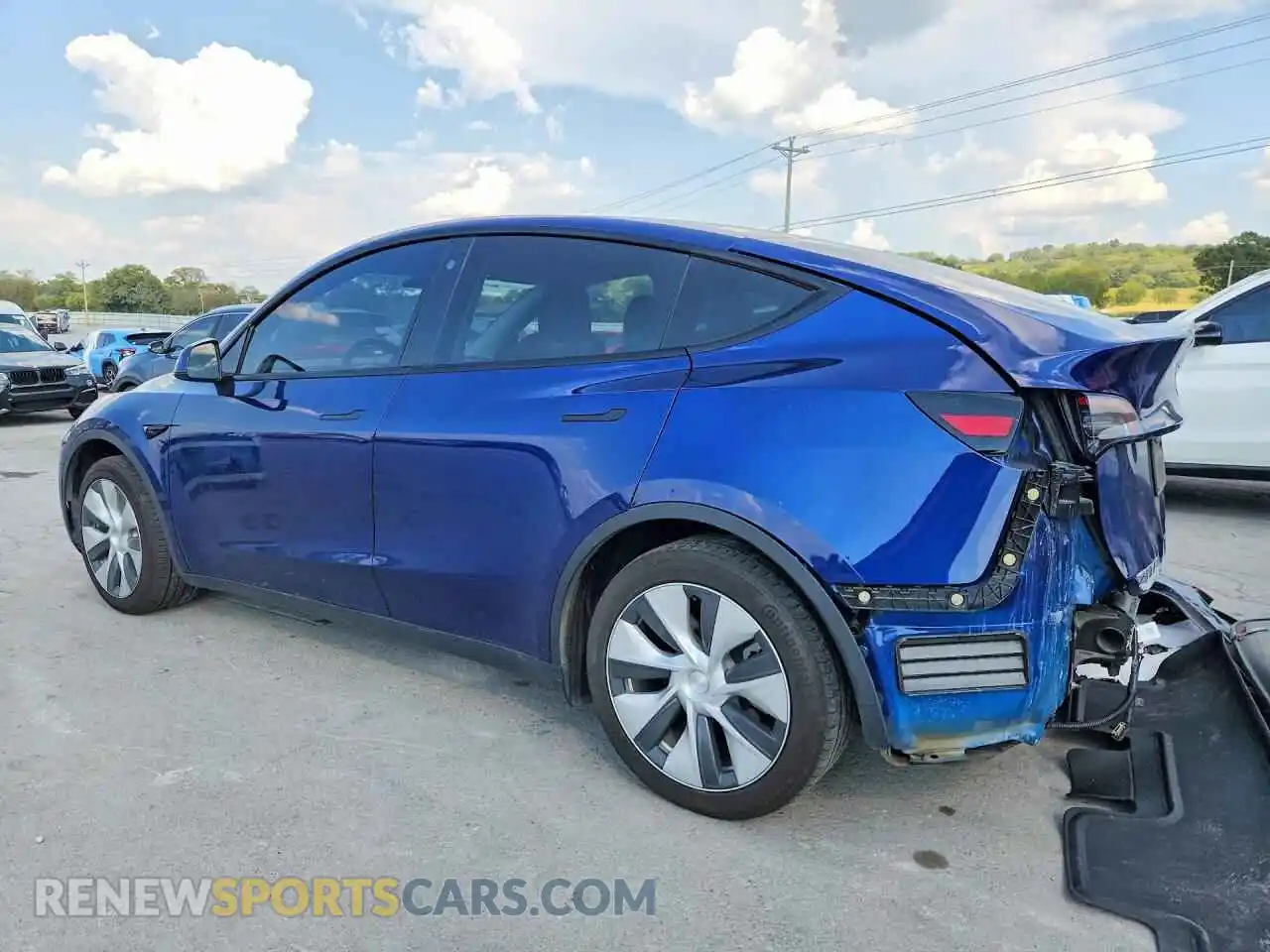 2 Фотография поврежденного автомобиля 7SAYGAEEXPF775171 TESLA MODEL Y 2023