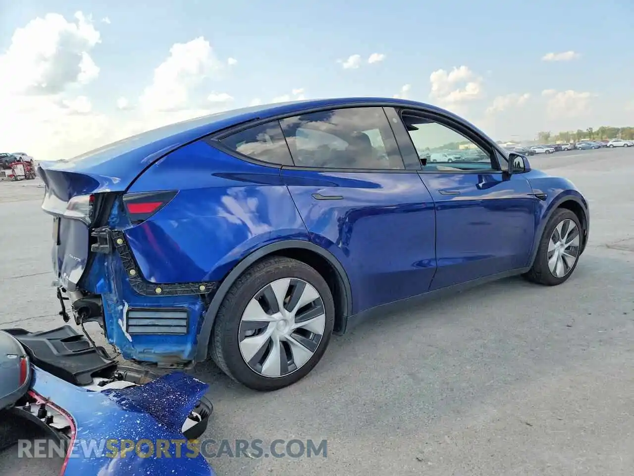 3 Фотография поврежденного автомобиля 7SAYGAEEXPF775171 TESLA MODEL Y 2023