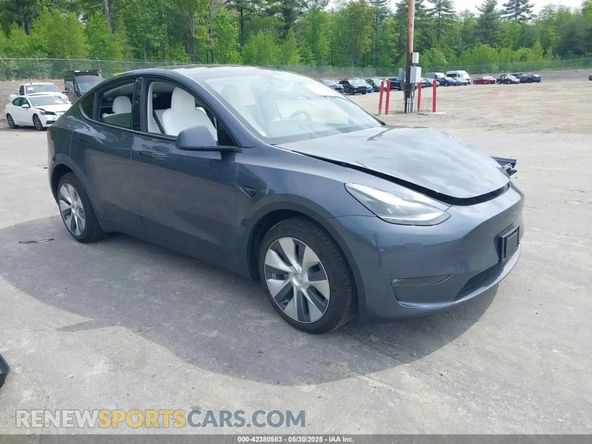 1 Photograph of a damaged car 7SAYGAEEXPF856428 TESLA MODEL Y 2023