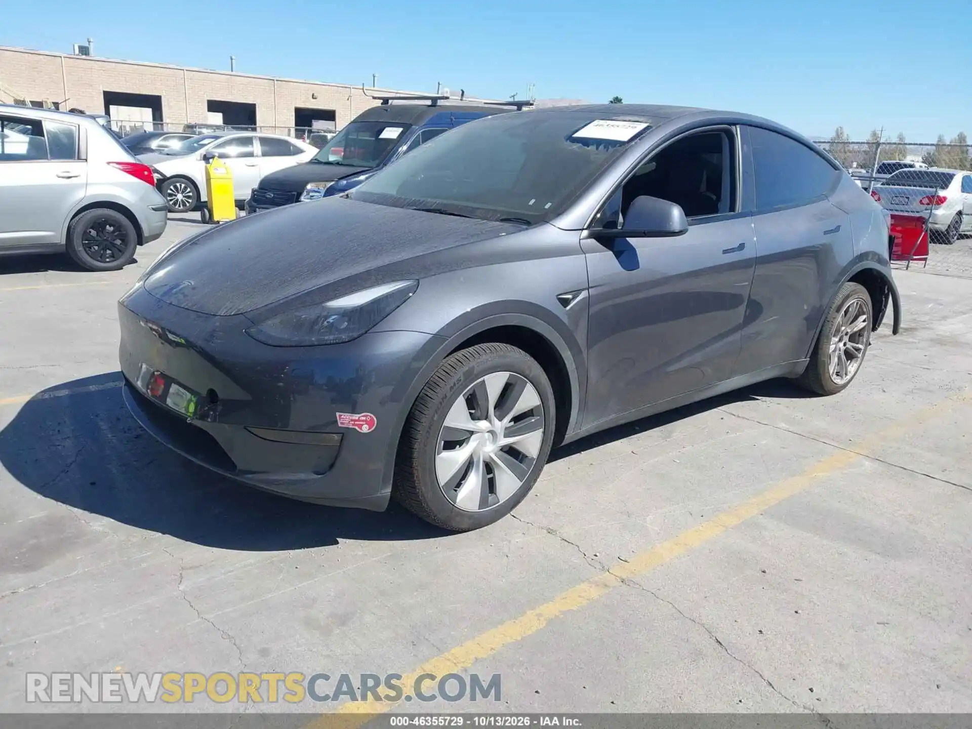 2 Photograph of a damaged car 7SAYGAEEXPF871902 TESLA MODEL Y 2023