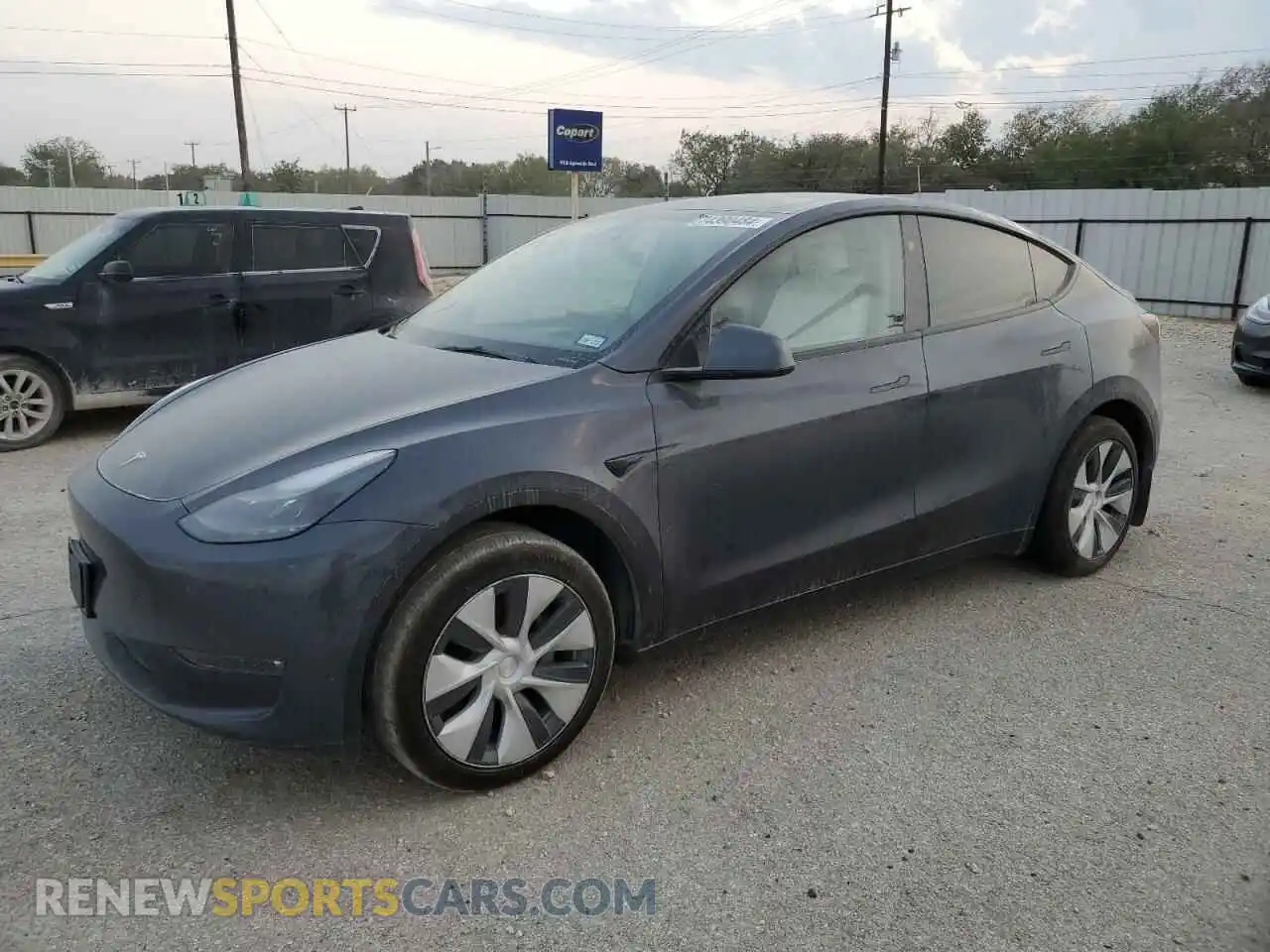 1 Photograph of a damaged car 7SAYGAEEXPF882902 TESLA MODEL Y 2023