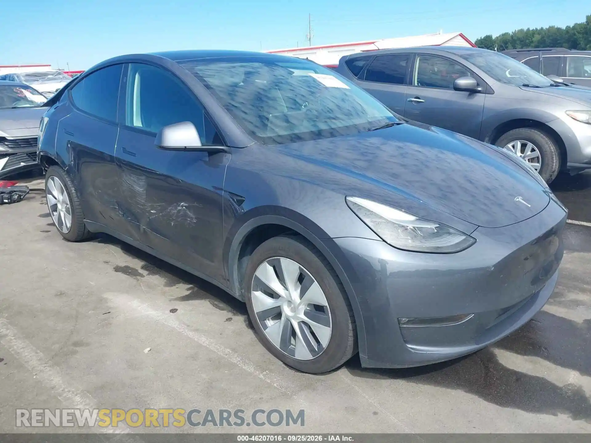 1 Photograph of a damaged car 7SAYGAEEXPF913727 TESLA MODEL Y 2023