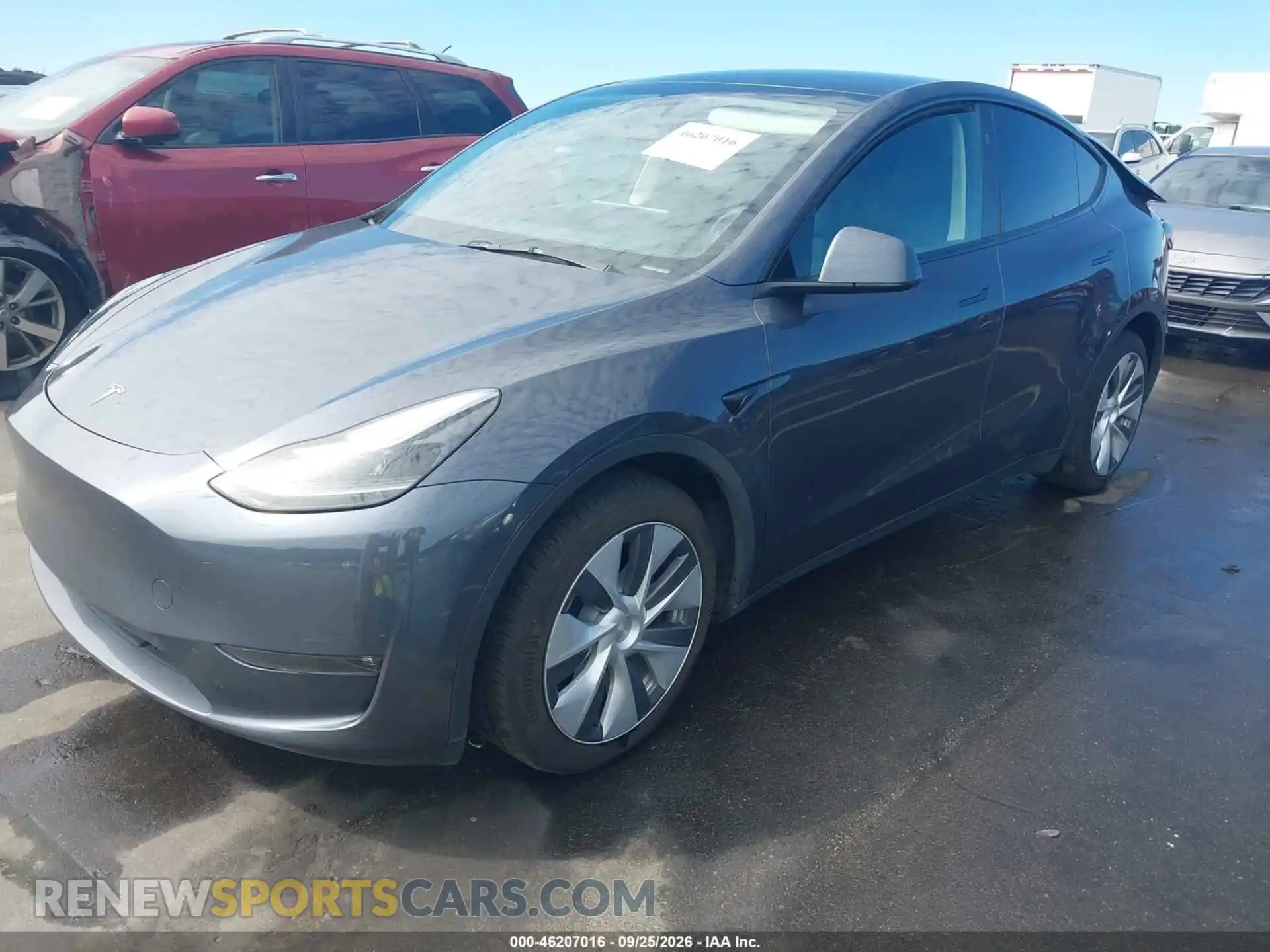 2 Photograph of a damaged car 7SAYGAEEXPF913727 TESLA MODEL Y 2023