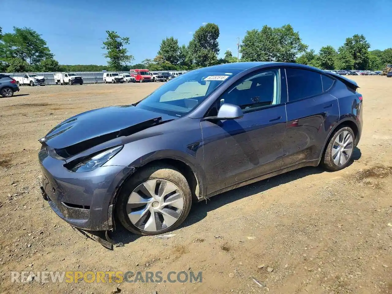 1 Photograph of a damaged car 7SAYGDED0PF923451 TESLA MODEL Y 2023