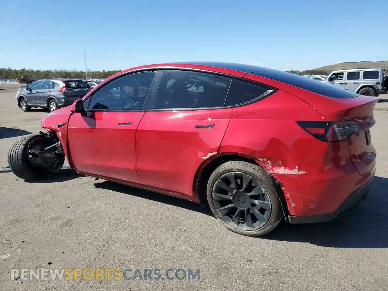 2 Photograph of a damaged car 7SAYGDED0PF965201 TESLA MODEL Y 2023