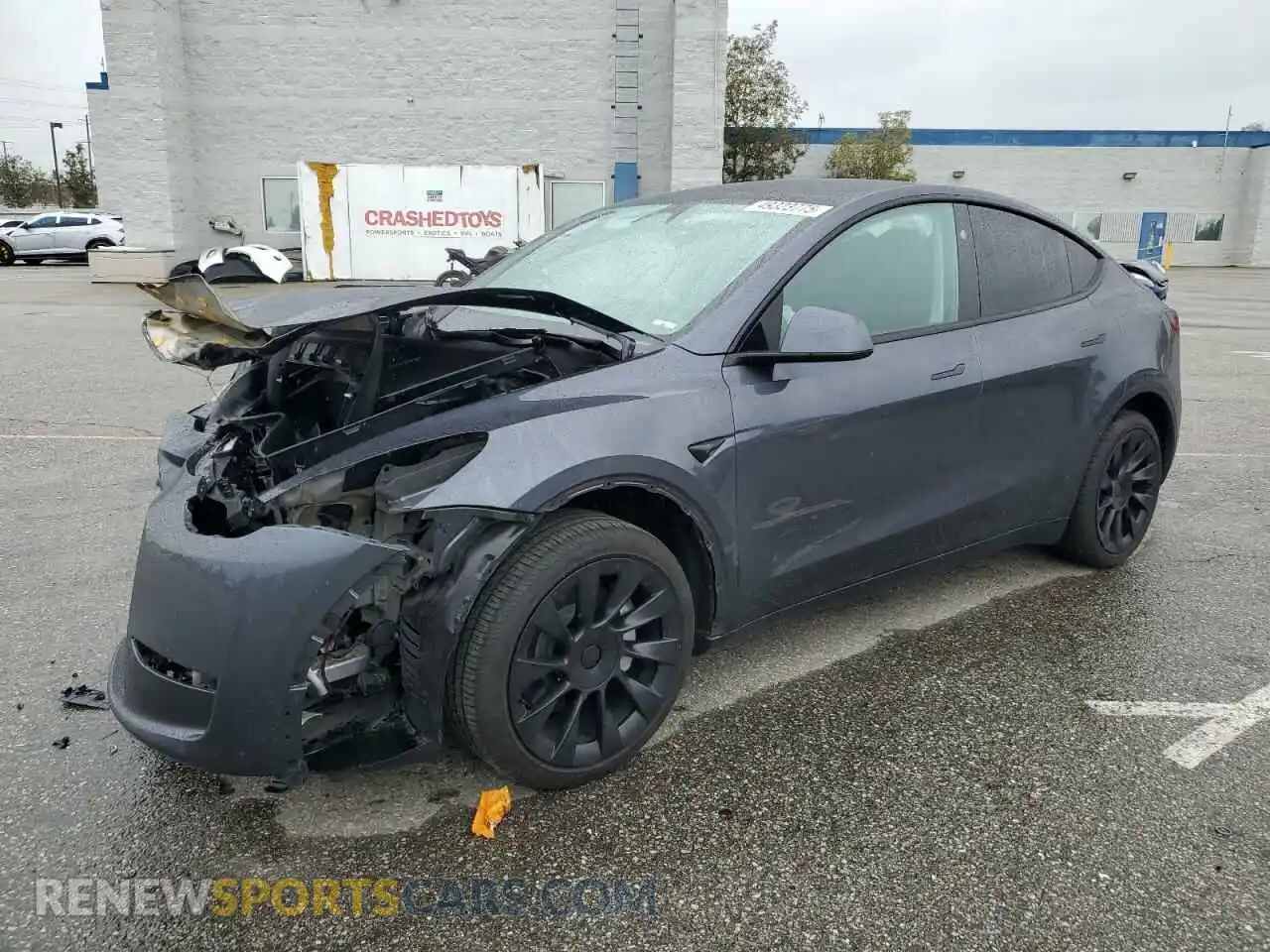 1 Photograph of a damaged car 7SAYGDED0PF977817 TESLA MODEL Y 2023