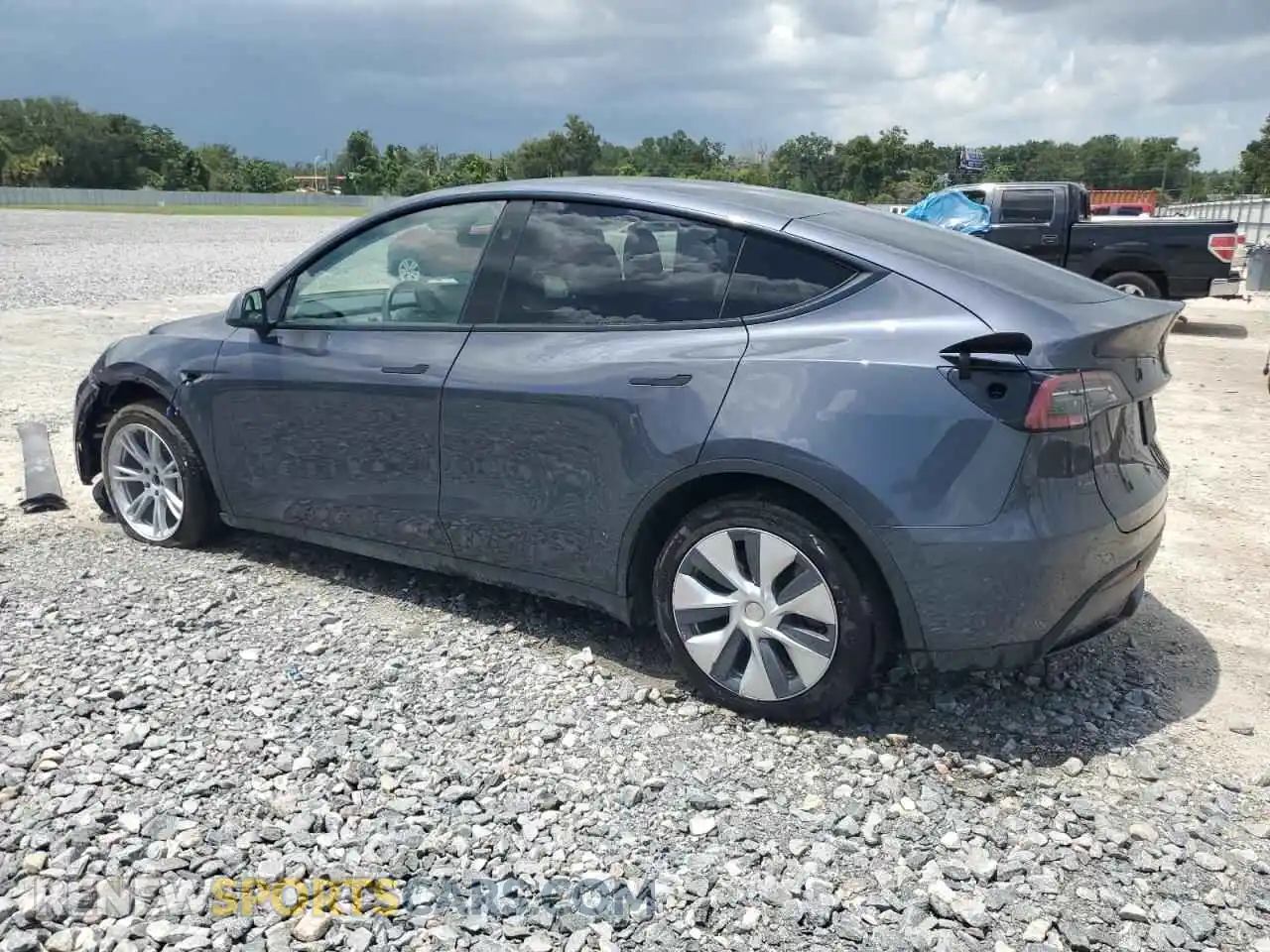 2 Photograph of a damaged car 7SAYGDED1PF958354 TESLA MODEL Y 2023