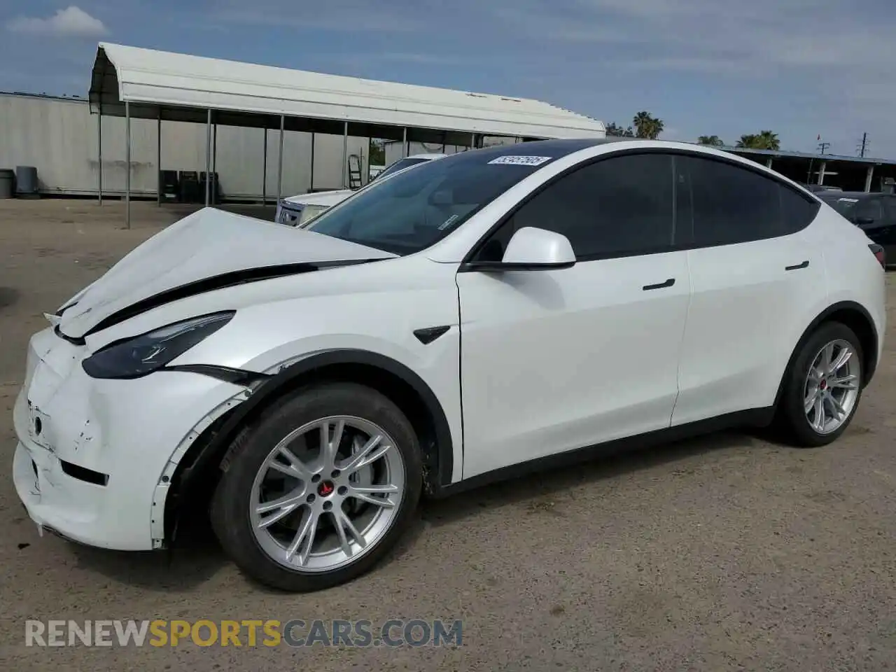 1 Photograph of a damaged car 7SAYGDED1PF960928 TESLA MODEL Y 2023