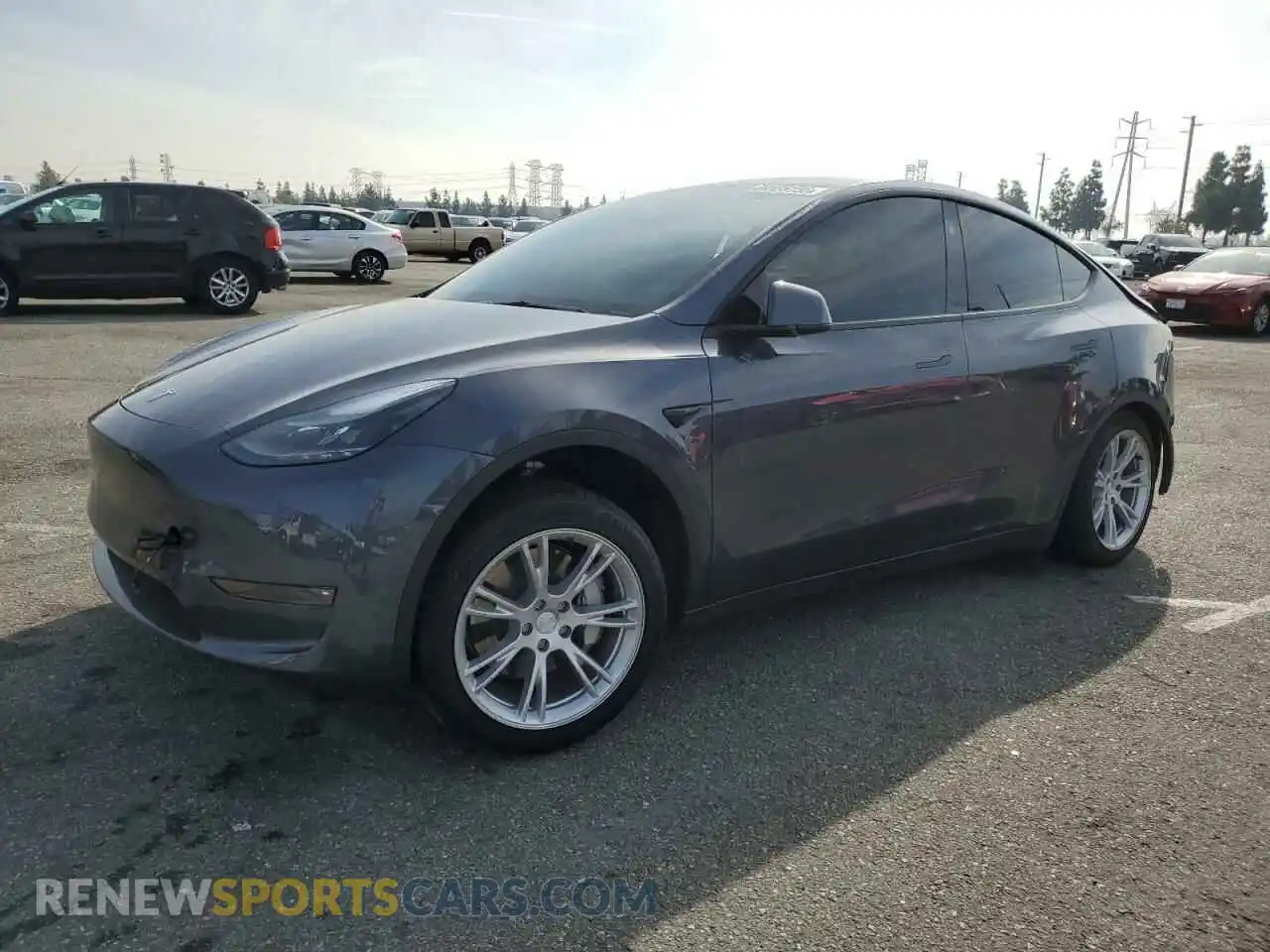 1 Photograph of a damaged car 7SAYGDED1PF979995 TESLA MODEL Y 2023