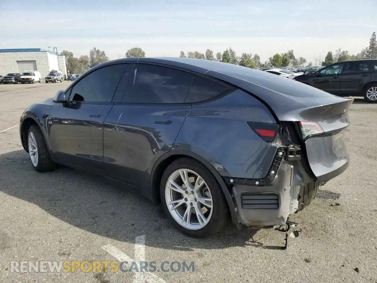 2 Photograph of a damaged car 7SAYGDED1PF979995 TESLA MODEL Y 2023