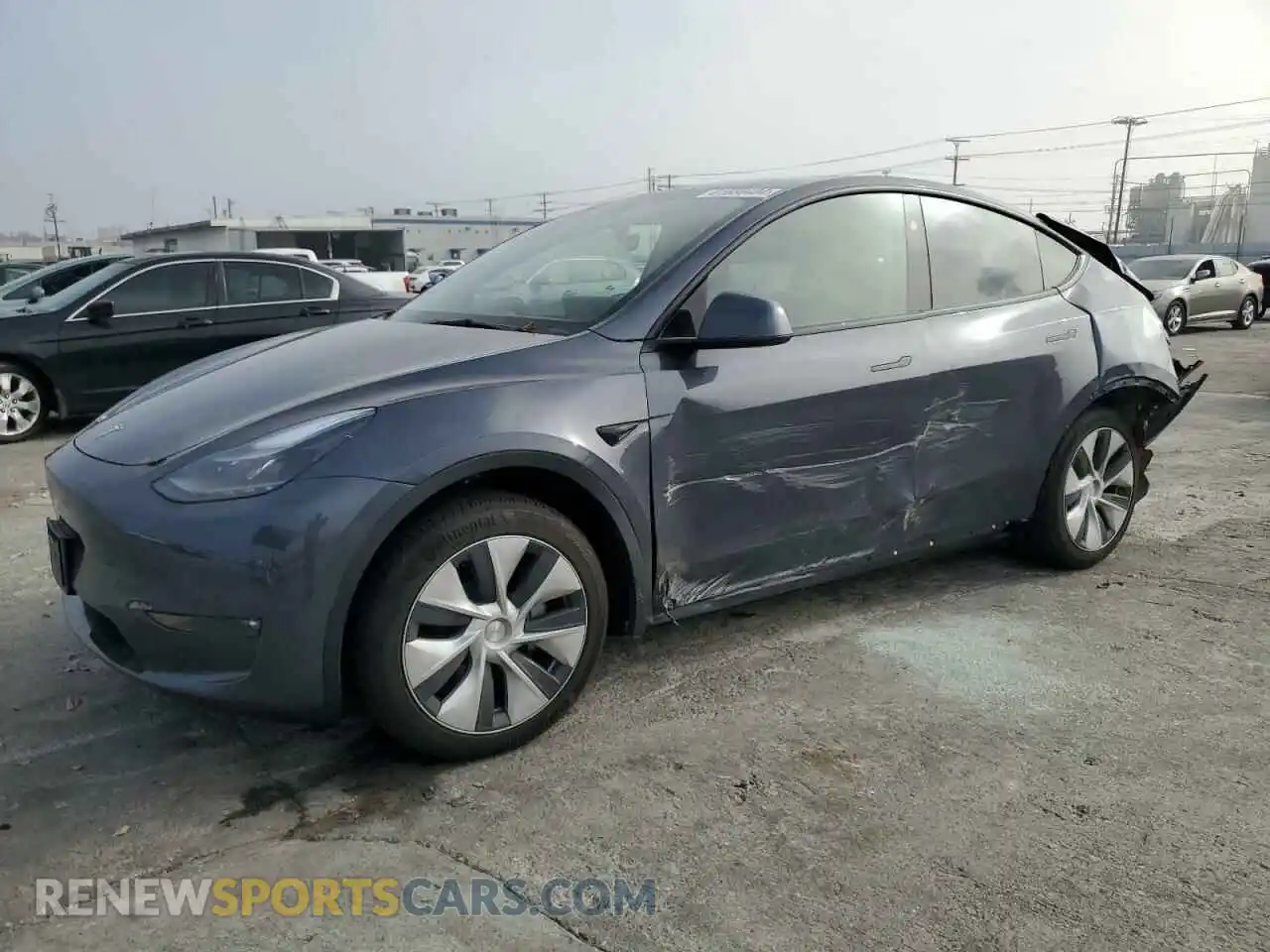 1 Photograph of a damaged car 7SAYGDED2PF965636 TESLA MODEL Y 2023
