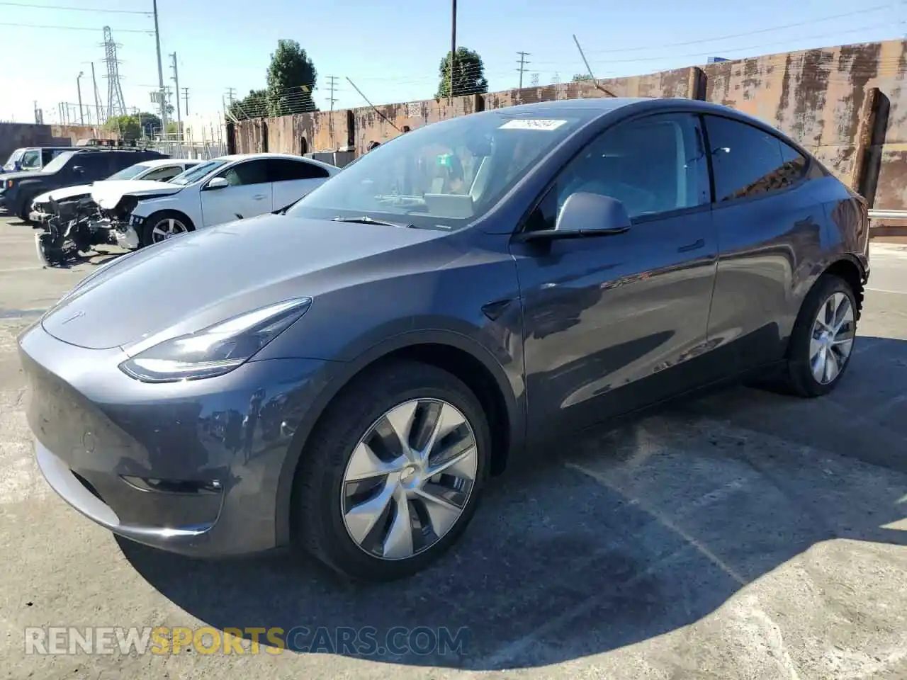 1 Photograph of a damaged car 7SAYGDED3PF949719 TESLA MODEL Y 2023
