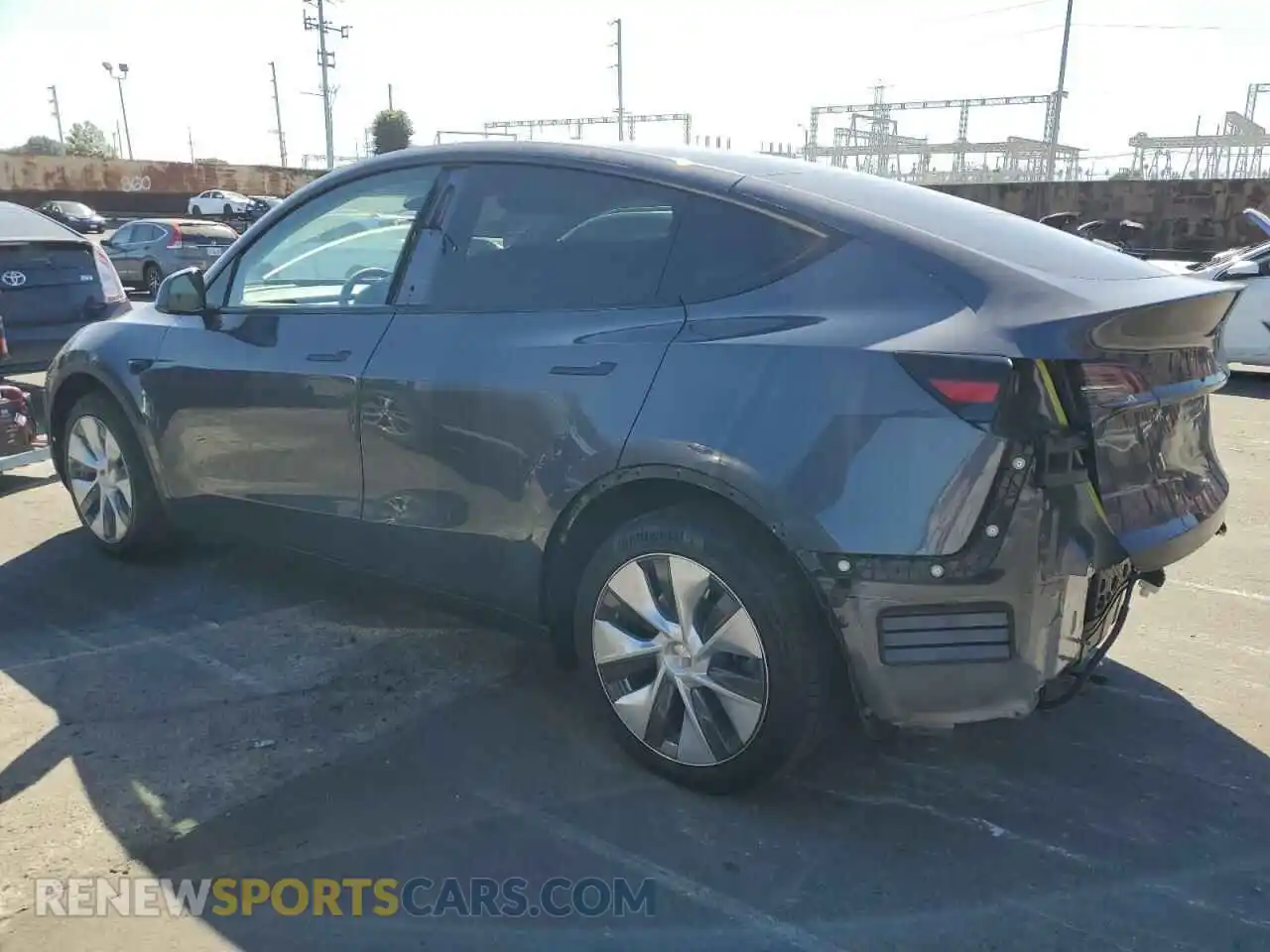 2 Photograph of a damaged car 7SAYGDED3PF949719 TESLA MODEL Y 2023