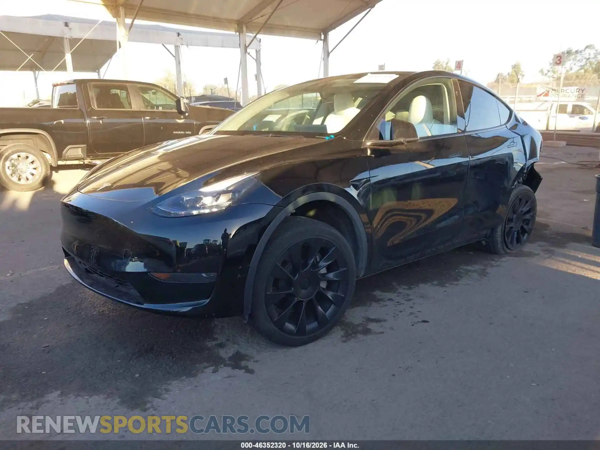 2 Фотография поврежденного автомобиля 7SAYGDED3PF961742 TESLA MODEL Y 2023