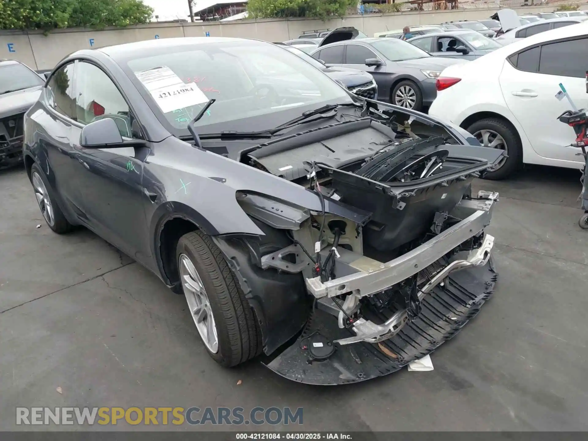 1 Фотография поврежденного автомобиля 7SAYGDED3PF962583 TESLA MODEL Y 2023