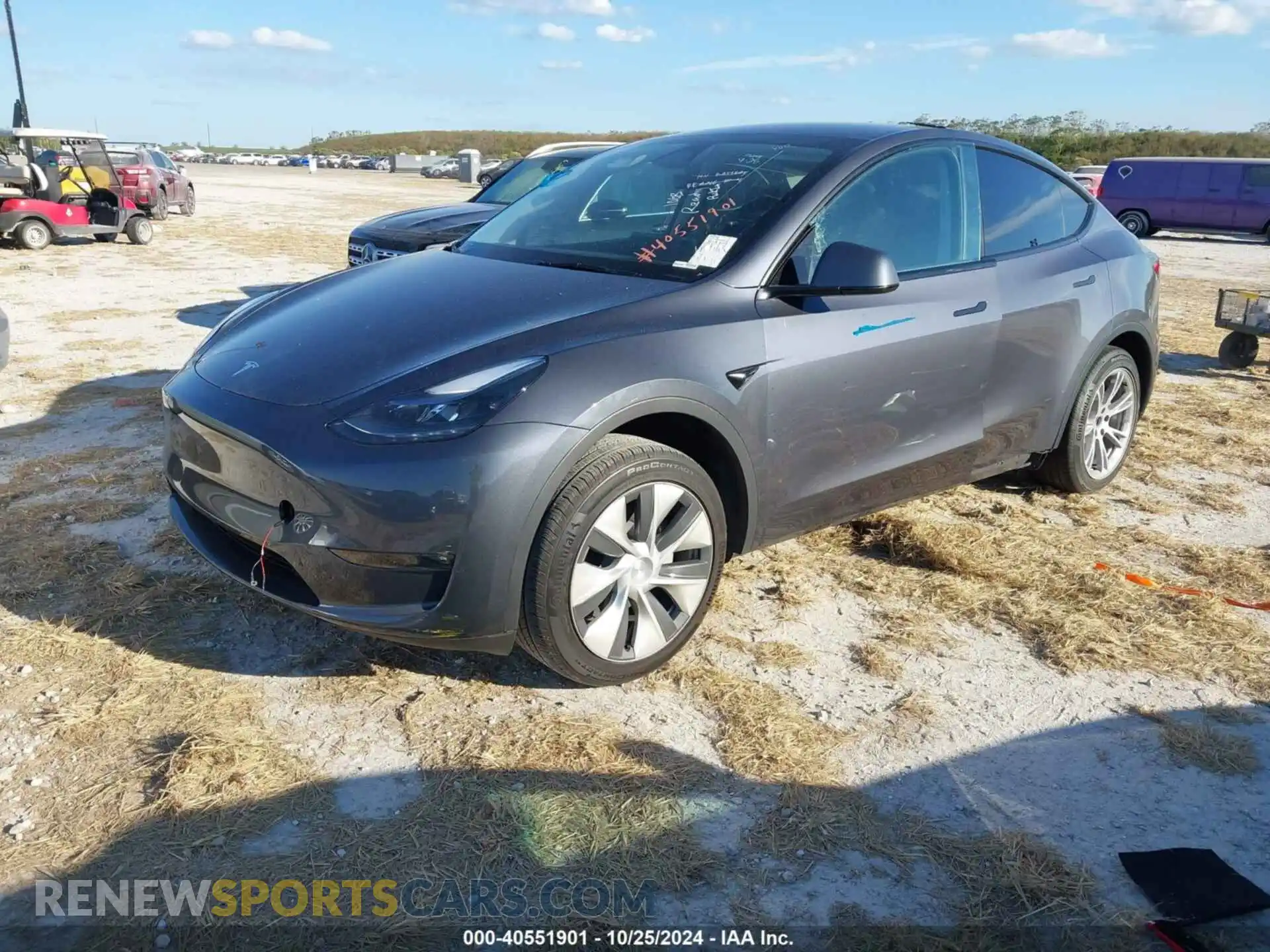2 Photograph of a damaged car 7SAYGDED3PF963961 TESLA MODEL Y 2023