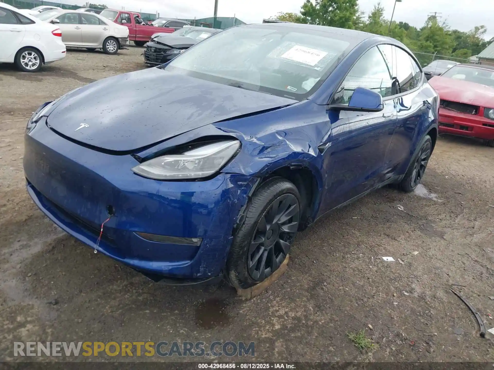 2 Photograph of a damaged car 7SAYGDED3PF966312 TESLA MODEL Y 2023