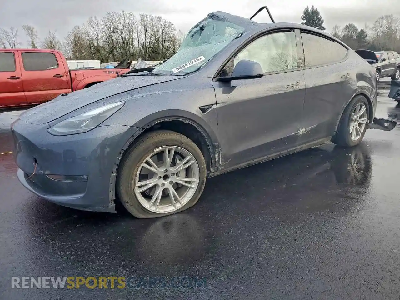1 Photograph of a damaged car 7SAYGDED3PF968741 TESLA MODEL Y 2023