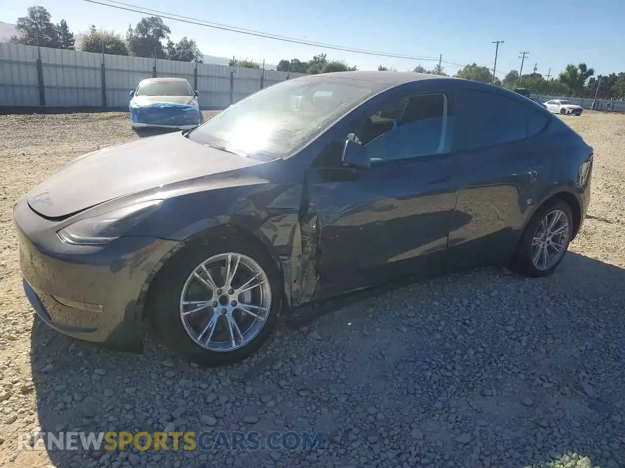 1 Photograph of a damaged car 7SAYGDED3PF976581 TESLA MODEL Y 2023