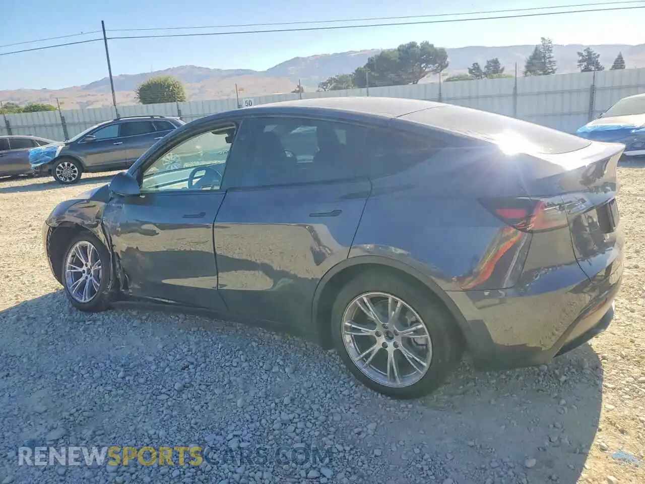 2 Photograph of a damaged car 7SAYGDED3PF976581 TESLA MODEL Y 2023
