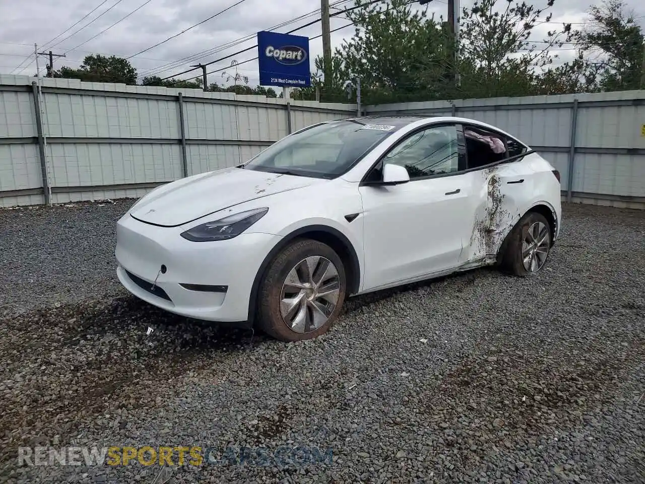 1 Photograph of a damaged car 7SAYGDED4PF933951 TESLA MODEL Y 2023