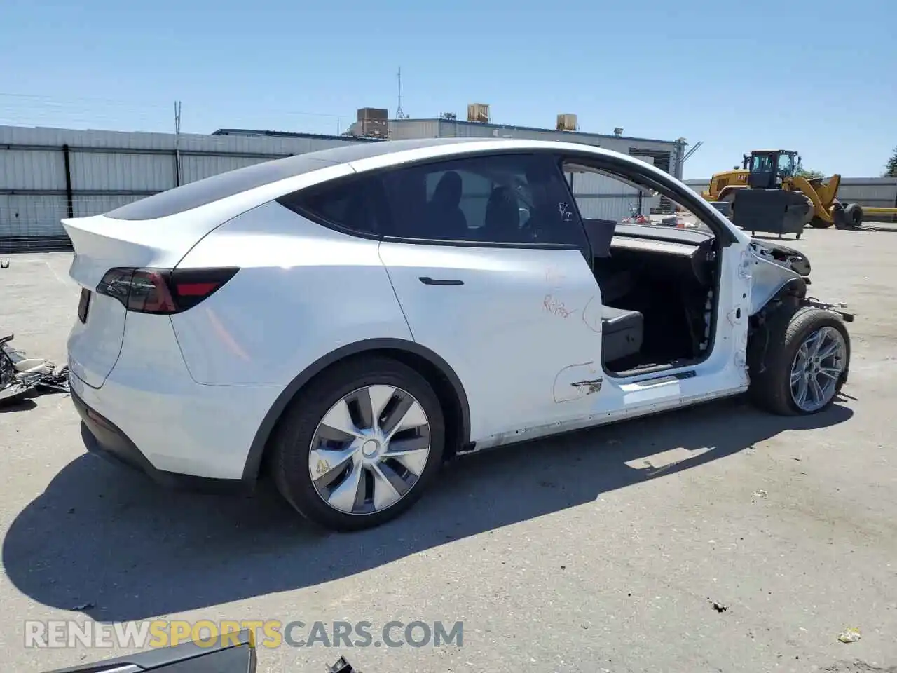 3 fotografías del automóvil dañado 7SAYGDED4PF934193 TESLA MODEL Y 2023