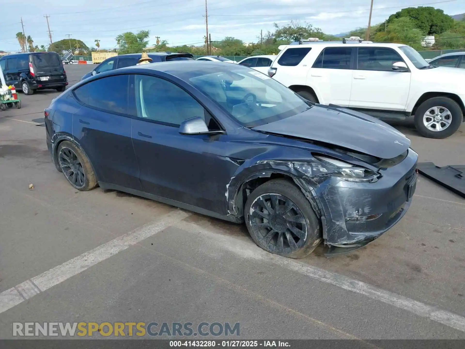 1 fotografías del automóvil dañado 7SAYGDED4PF945906 TESLA MODEL Y 2023
