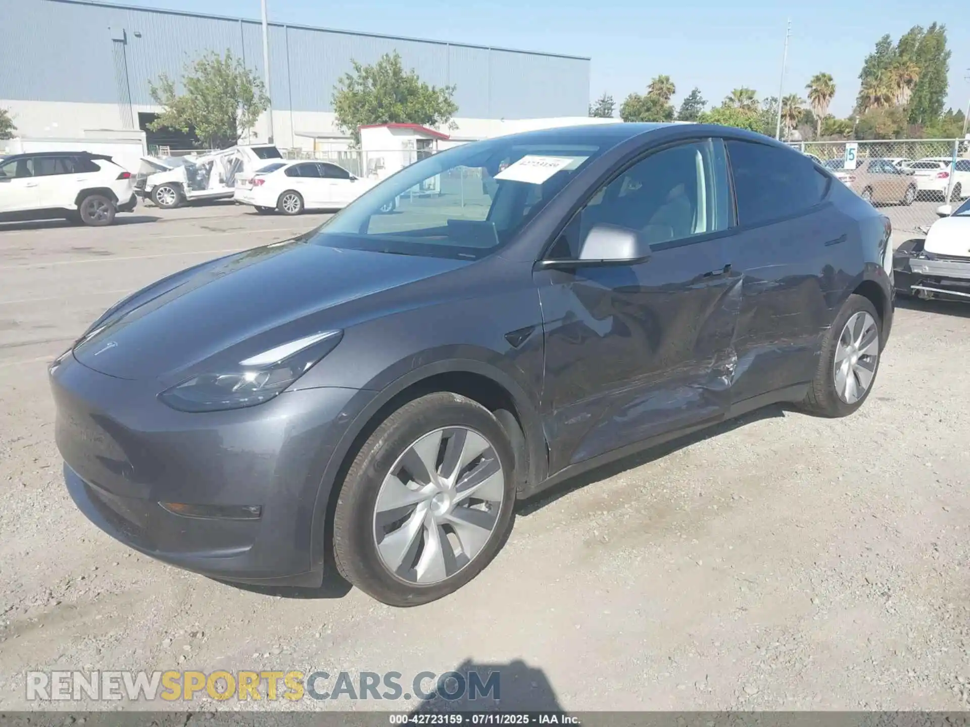 2 Photograph of a damaged car 7SAYGDED4PF966724 TESLA MODEL Y 2023