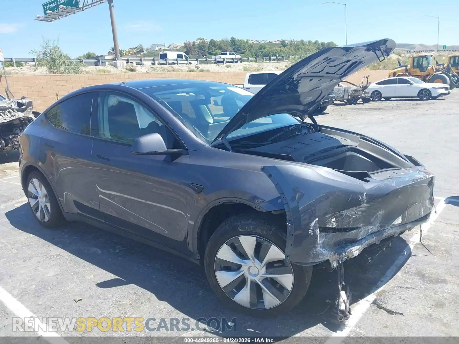 1 Photograph of a damaged car 7SAYGDED4PF979411 TESLA MODEL Y 2023