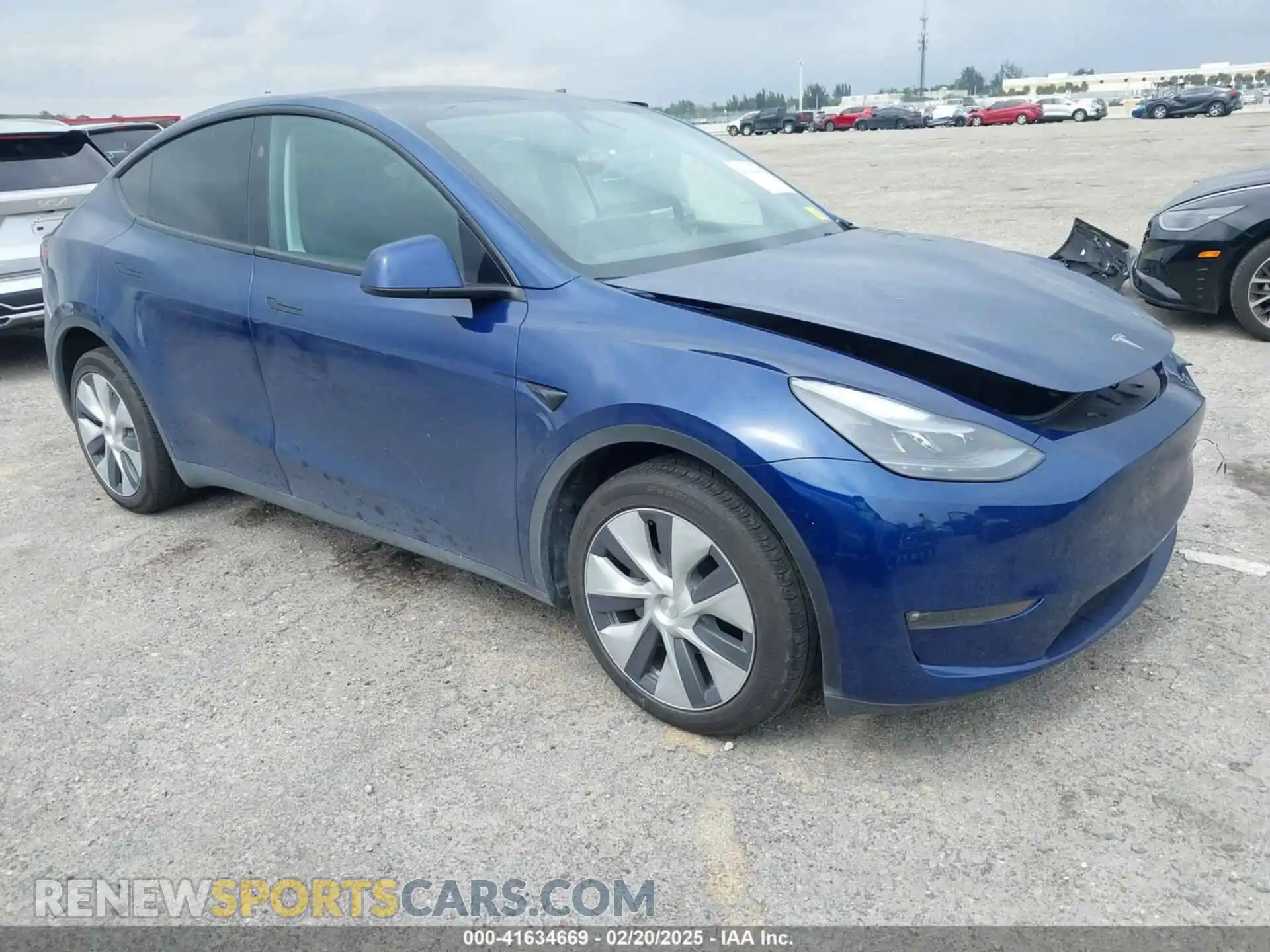 1 Photograph of a damaged car 7SAYGDED5PF961063 TESLA MODEL Y 2023