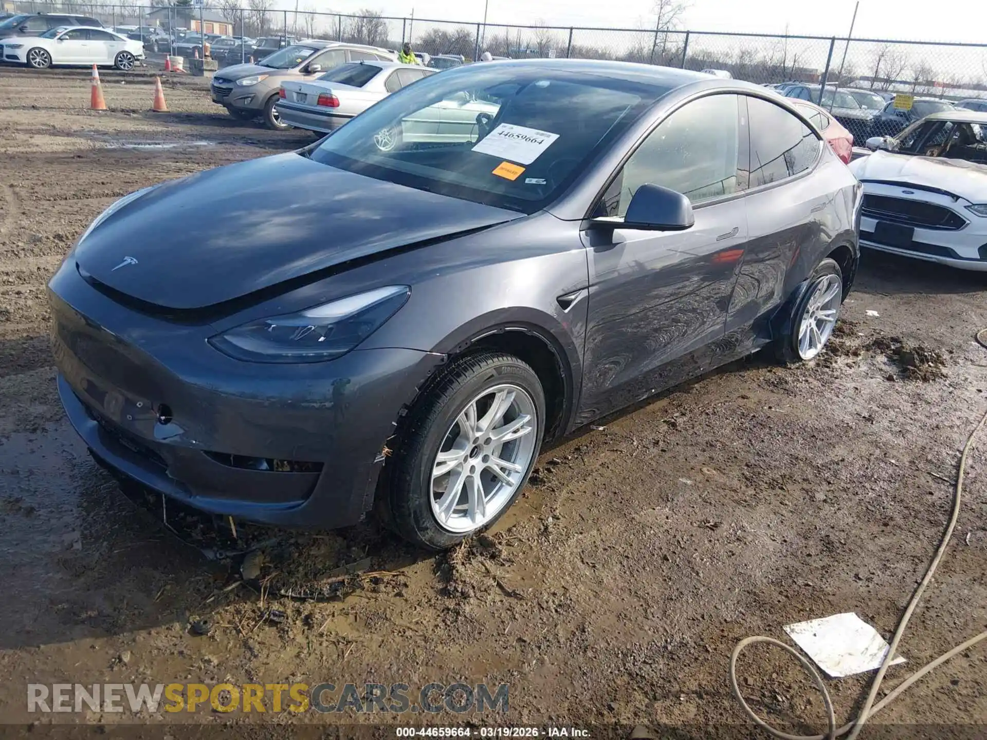 2 Photograph of a damaged car 7SAYGDED5PF964786 TESLA MODEL Y 2023