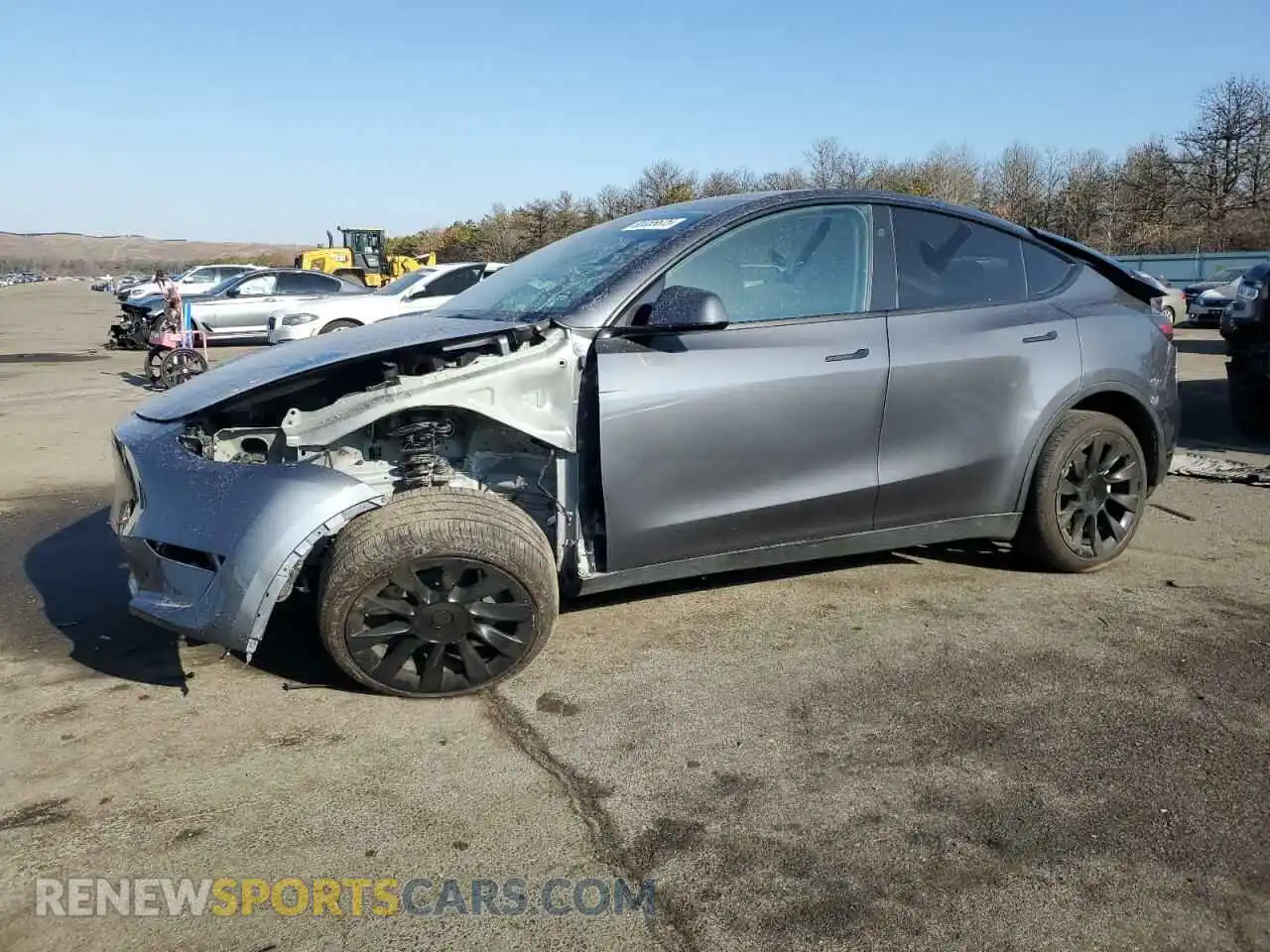 1 Photograph of a damaged car 7SAYGDED6PF933983 TESLA MODEL Y 2023
