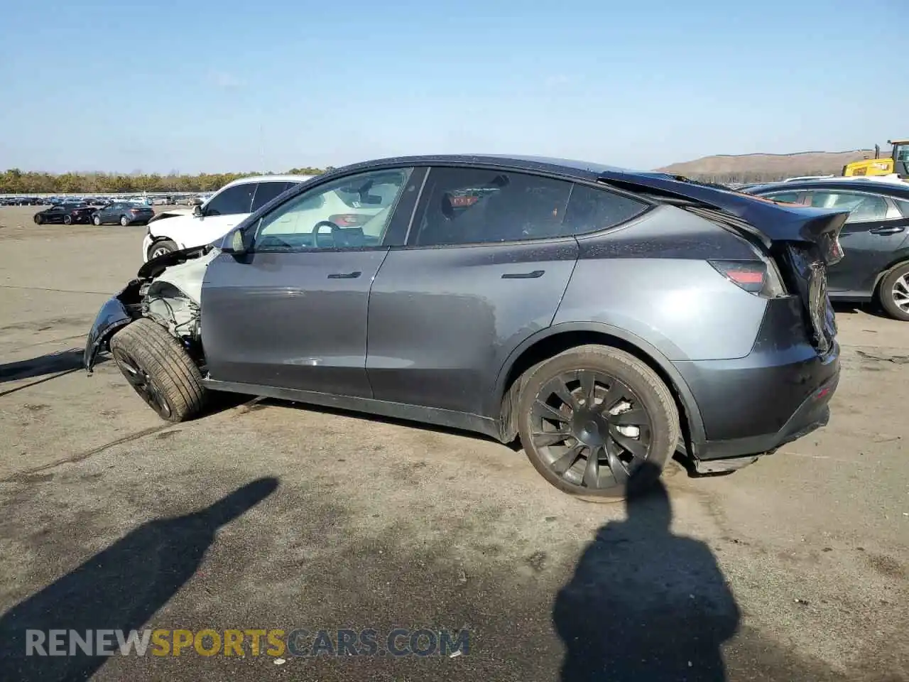 2 Photograph of a damaged car 7SAYGDED6PF933983 TESLA MODEL Y 2023