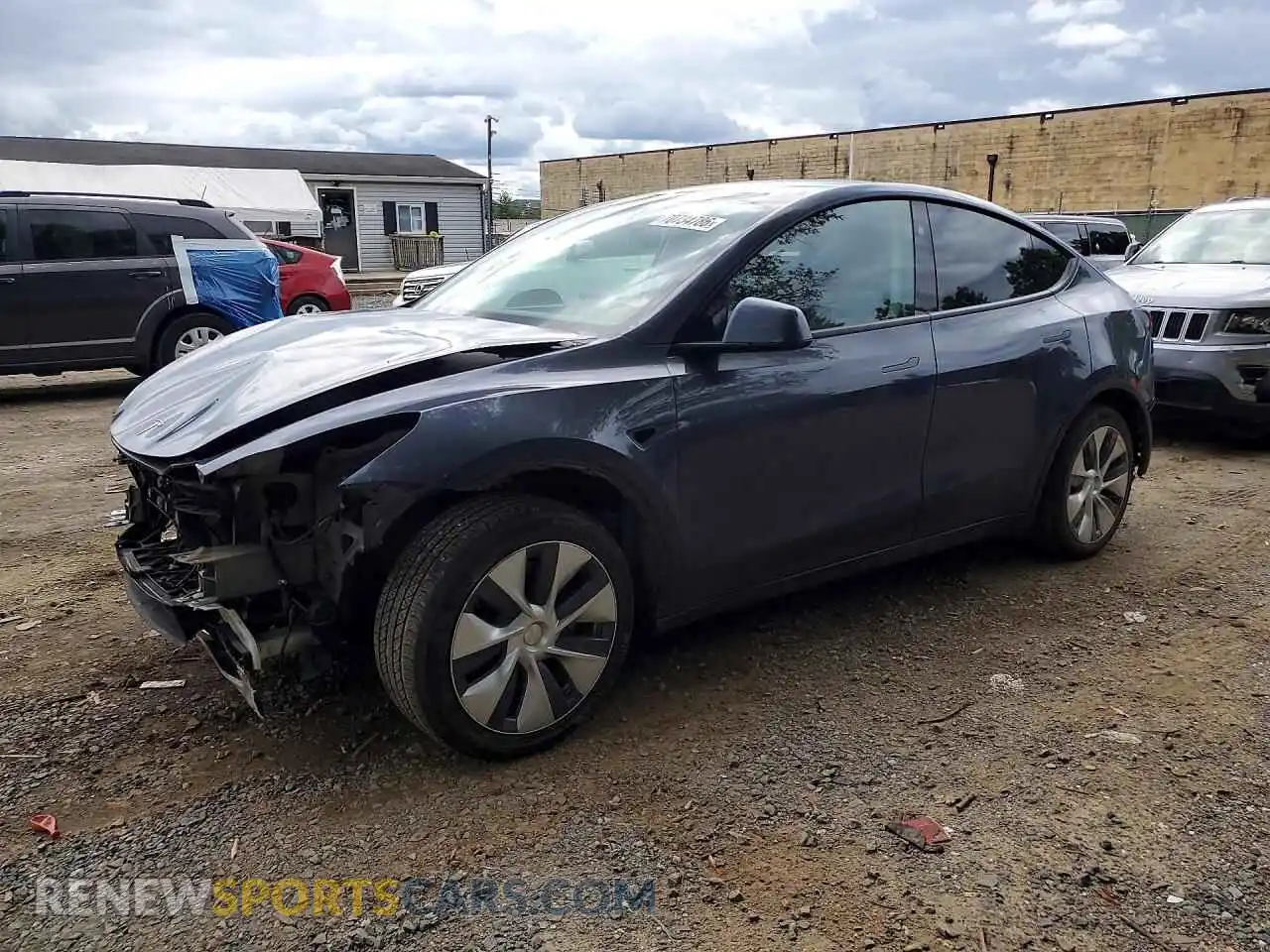 1 Фотография поврежденного автомобиля 7SAYGDED6PF934485 TESLA MODEL Y 2023