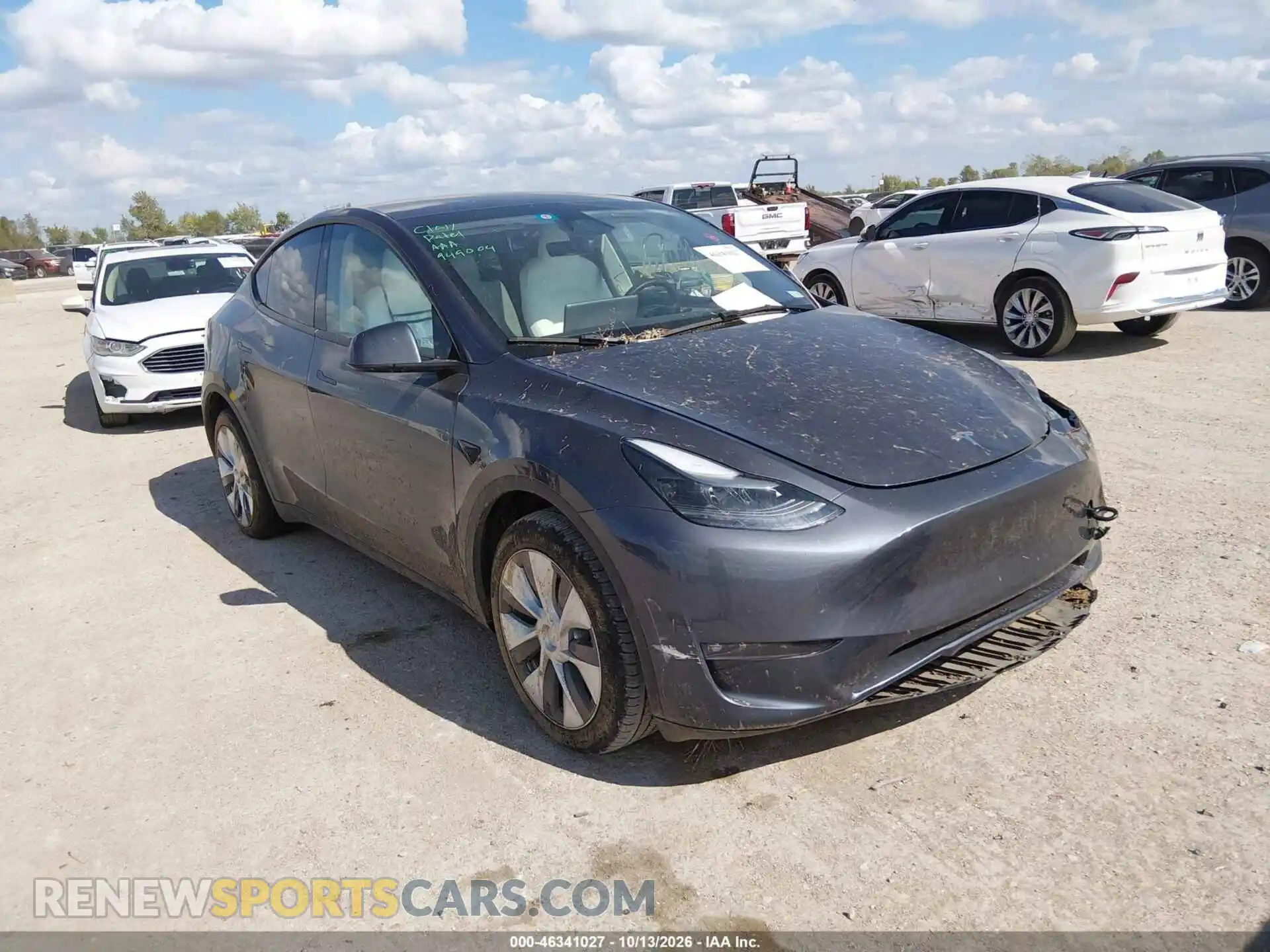 1 Фотография поврежденного автомобиля 7SAYGDED6PF949004 TESLA MODEL Y 2023