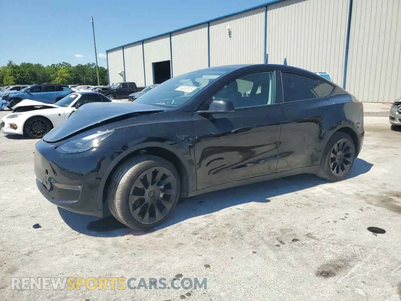 1 Photograph of a damaged car 7SAYGDED6PF950203 TESLA MODEL Y 2023